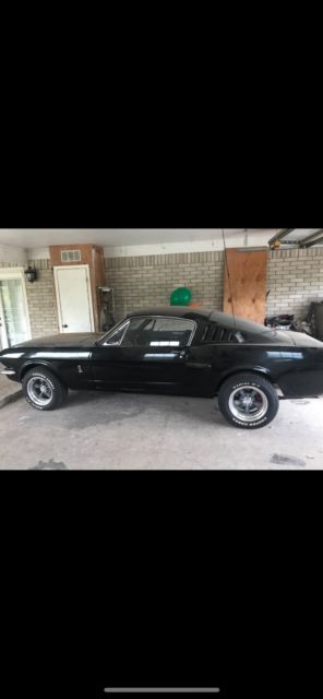 1965 Black Ford Mustang