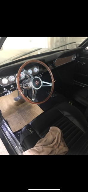 1965 Black Ford Mustang