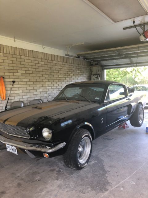 1965 Black Ford Mustang