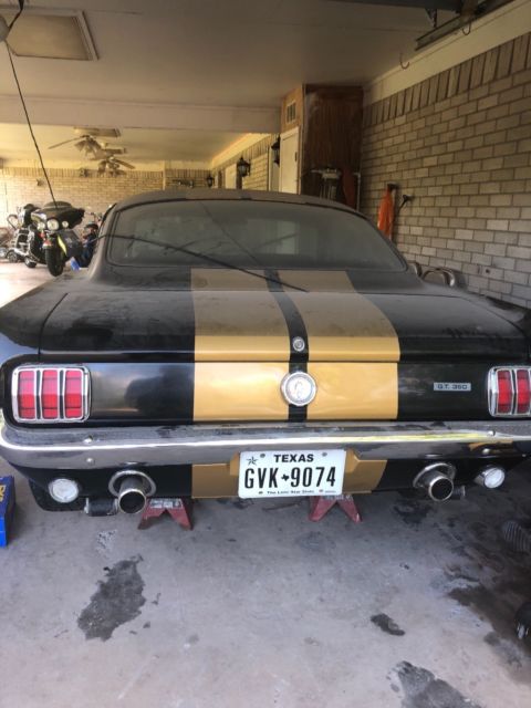 1965 Black Ford Mustang