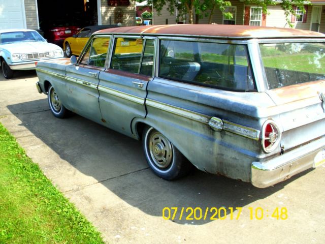 1965 Blue Ford Falcon Wagon