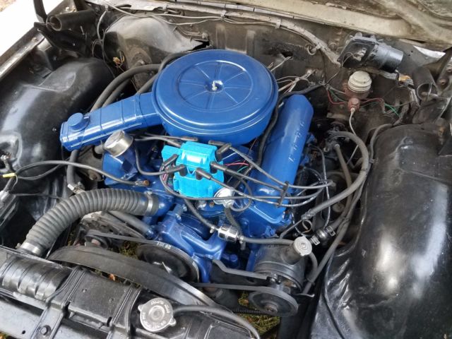 1965 White Ford Galaxie Coupe