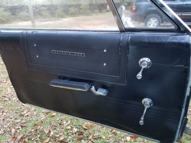 1965 White Ford Galaxie Coupe