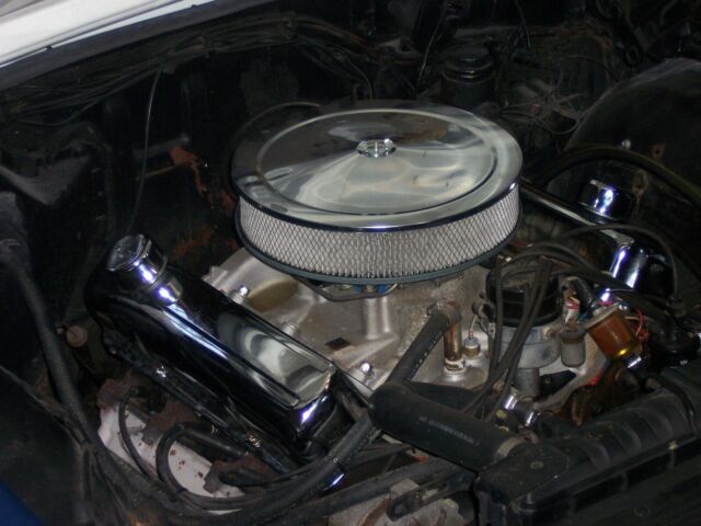 1965 White Ford Galaxie Convertible