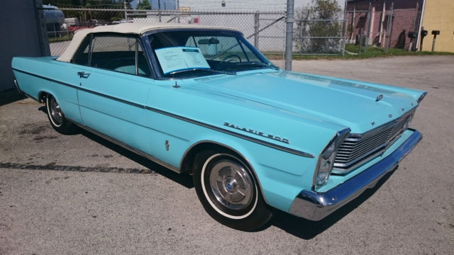1965 Tropical Turquoise Ford Galaxie U/K