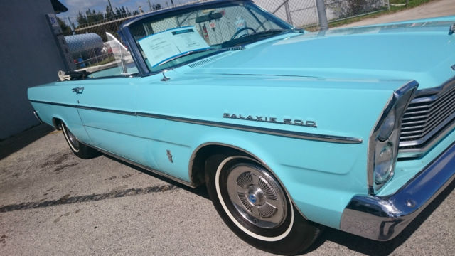 1965 Tropical Turquoise Ford Galaxie U/K