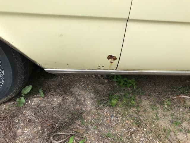 1965 Yellow Ford Galaxie Convertible