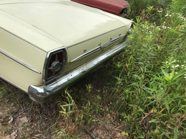 1965 Yellow Ford Galaxie Convertible