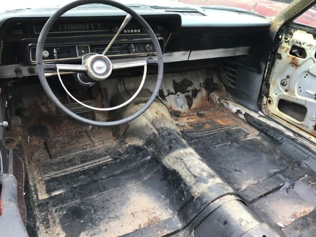 1965 Yellow Ford Galaxie Convertible
