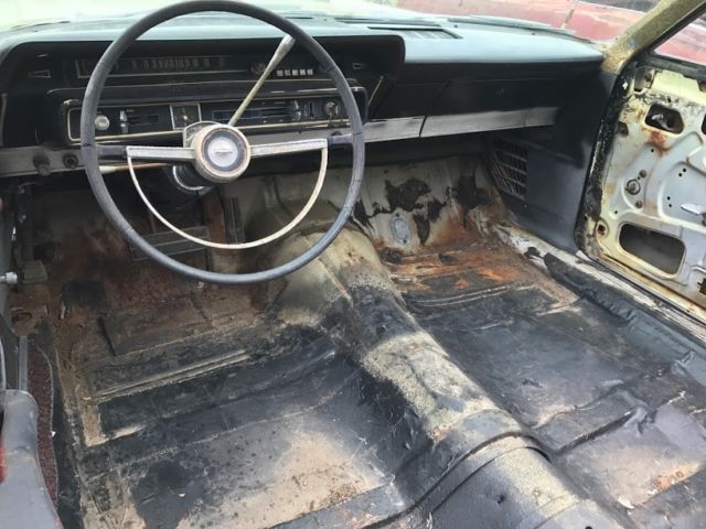1965 Yellow Ford Galaxie Convertible