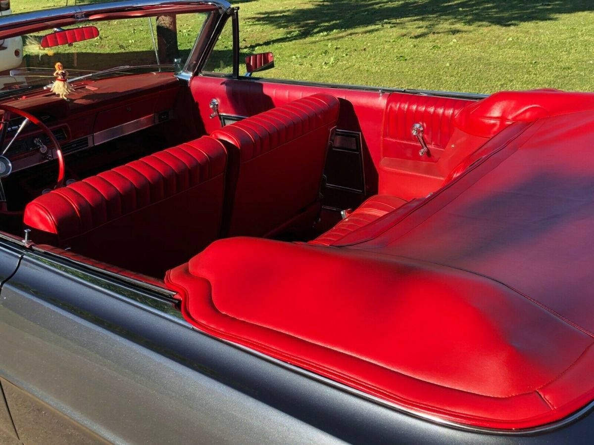 1965 Red Ford Galaxie Convertible