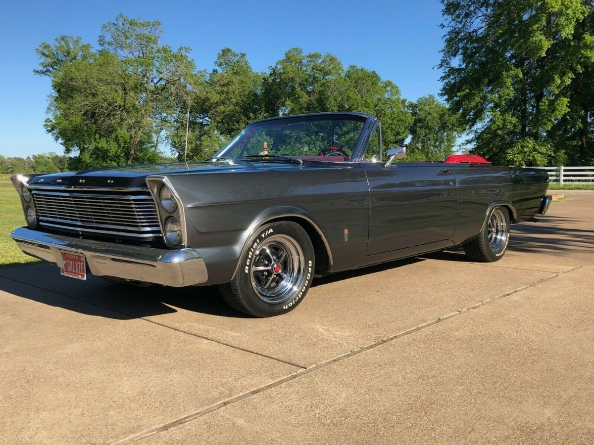 1965 Red Ford Galaxie Convertible