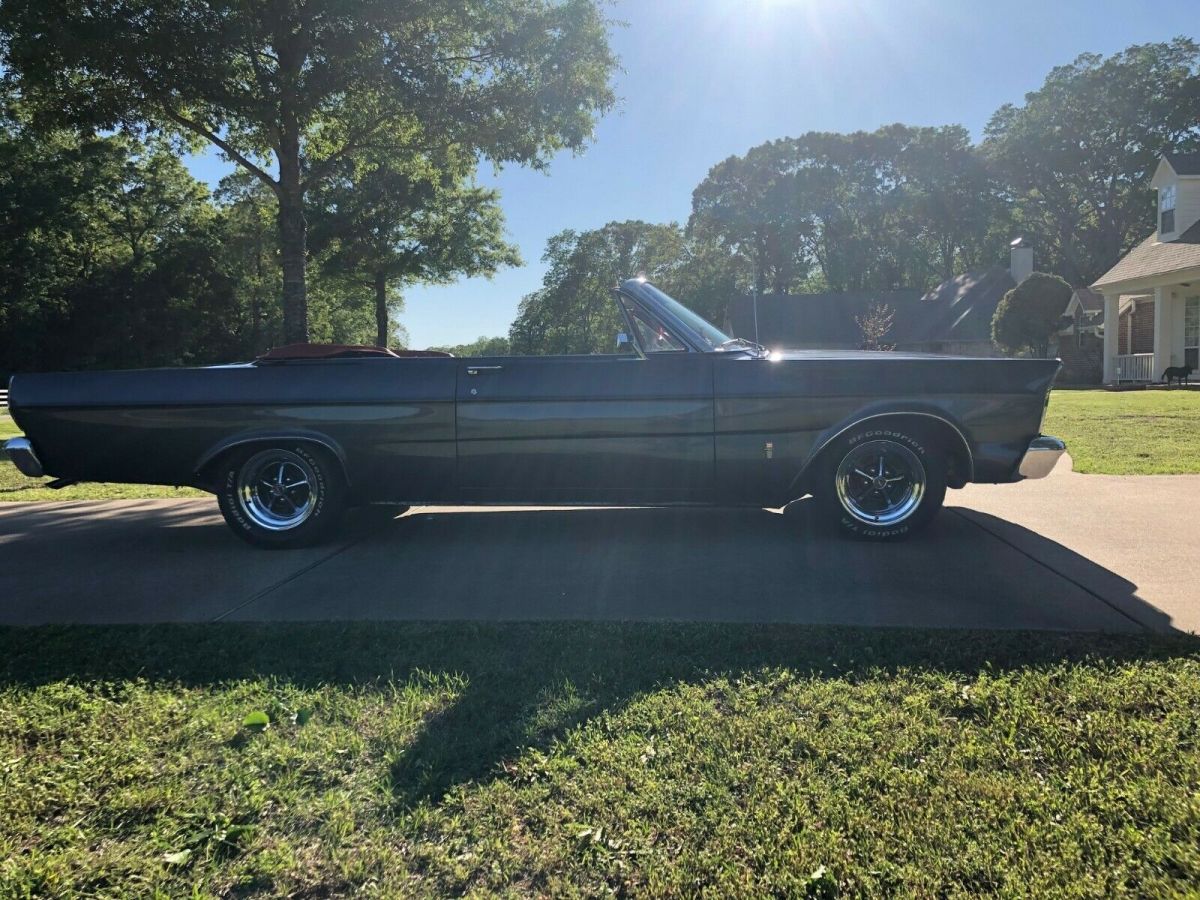 1965 Red Ford Galaxie Convertible