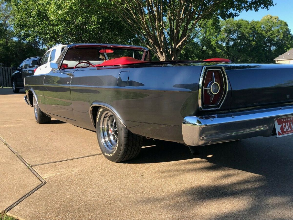1965 Red Ford Galaxie Convertible