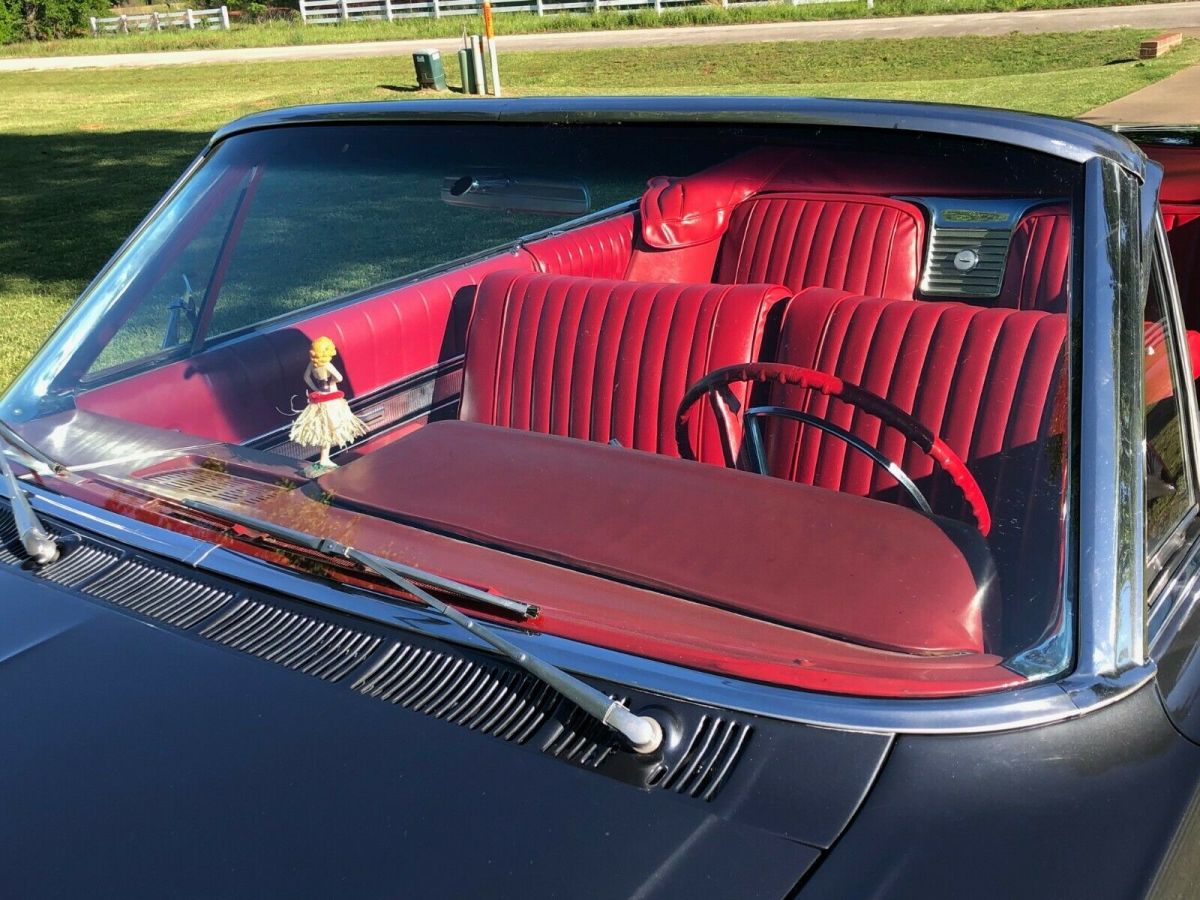 1965 Red Ford Galaxie Convertible