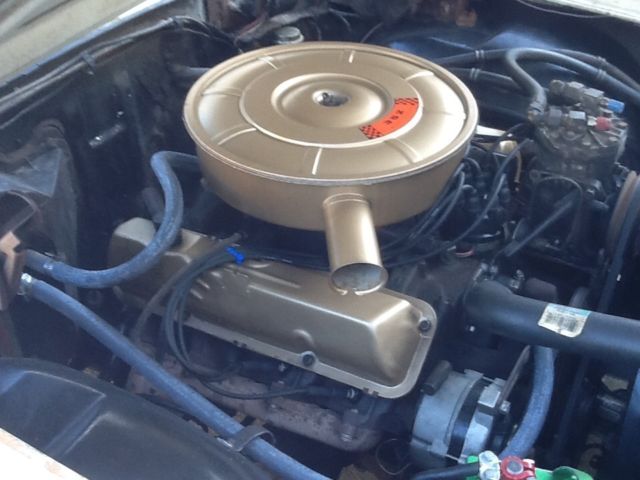 1965 White Ford Galaxie Coupe