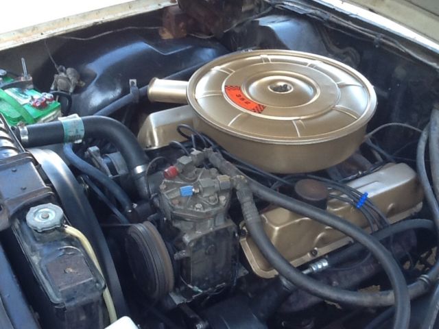 1965 White Ford Galaxie Coupe