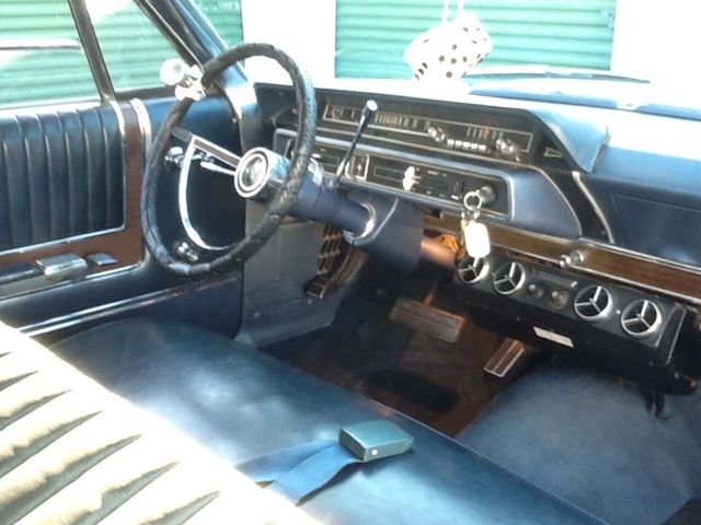 1965 White Ford Galaxie Coupe