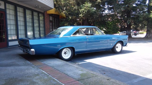 1965 Guardsman Blue with Wimbledon White accents Ford Galaxie Fastback