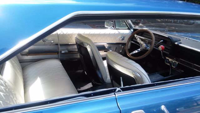 1965 Guardsman Blue with Wimbledon White accents Ford Galaxie Fastback