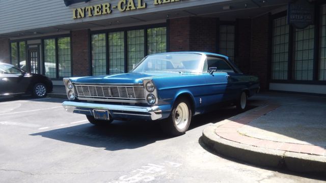 1965 Guardsman Blue with Wimbledon White accents Ford Galaxie Fastback