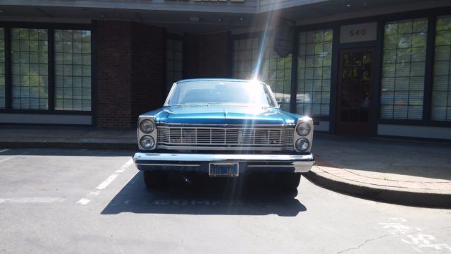 1965 Guardsman Blue with Wimbledon White accents Ford Galaxie Fastback