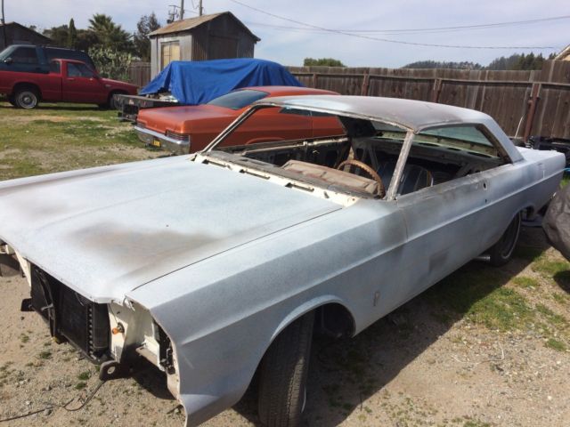 1965 Guardsman Blue with Wimbledon White accents Ford Galaxie Fastback