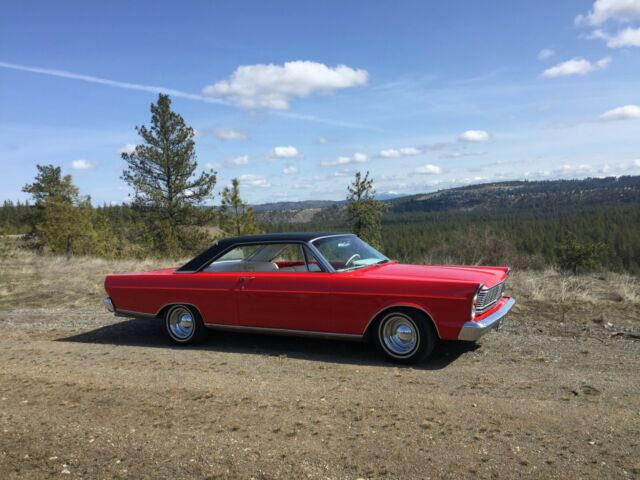 1965 Red Ford Galaxie Fastback