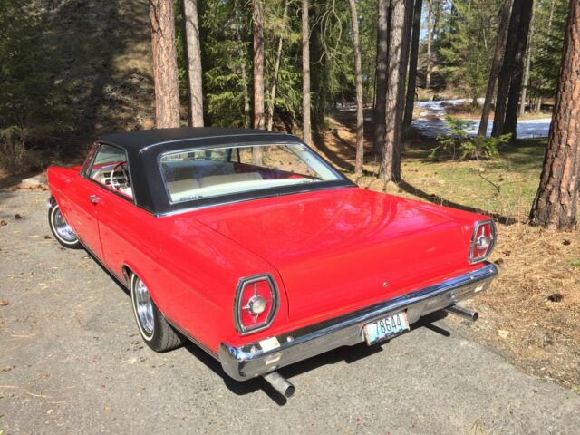 1965 Red Ford Galaxie Fastback