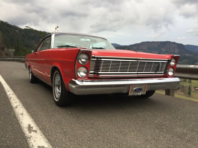 1965 Red Ford Galaxie Fastback