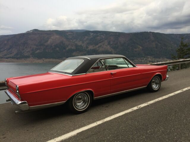 1965 Red Ford Galaxie Fastback