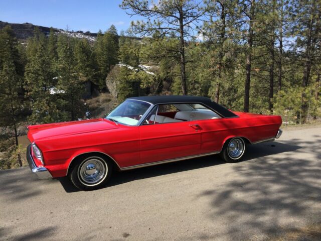 1965 Red Ford Galaxie Fastback
