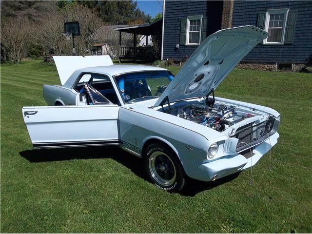 1965 Blue Ford Mustang Coupe