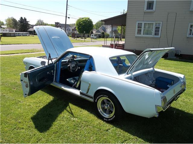 1965 Blue Ford Mustang Coupe