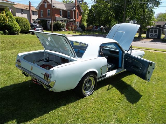 1965 Blue Ford Mustang Coupe