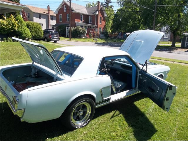 1965 Blue Ford Mustang Coupe