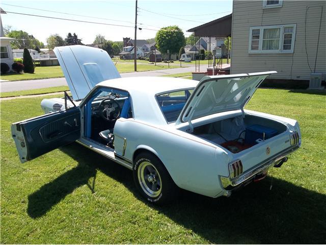 1965 Blue Ford Mustang Coupe