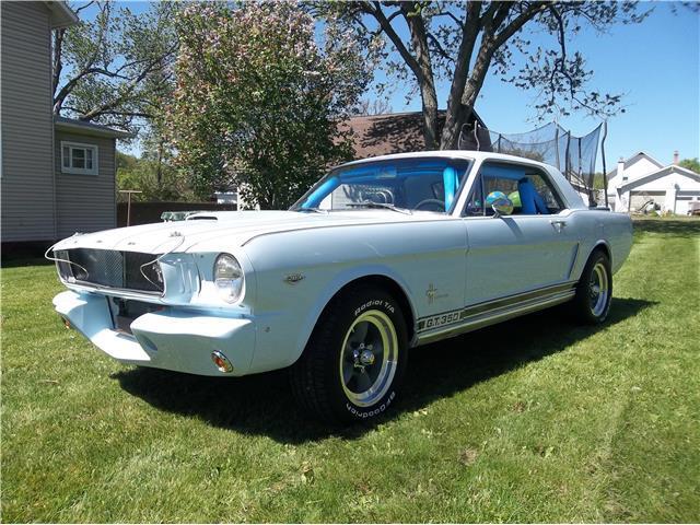 1965 Blue Ford Mustang Coupe