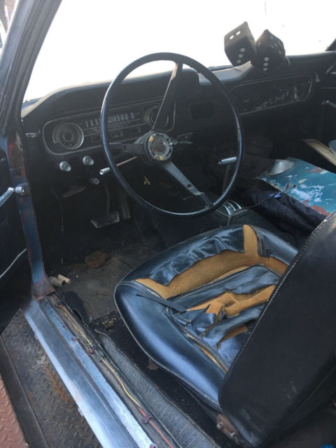 1965 originally blue Ford Mustang Coupe