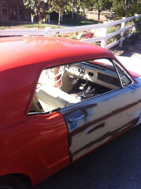 1965 Poppy Red Ford Mustang Coupe