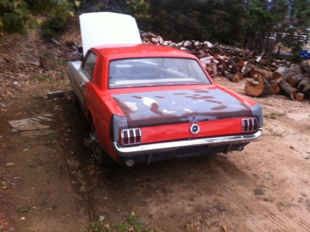 1965 Poppy Red Ford Mustang Coupe