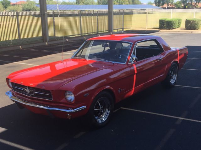 1965 Red Ford Mustang Coupe
