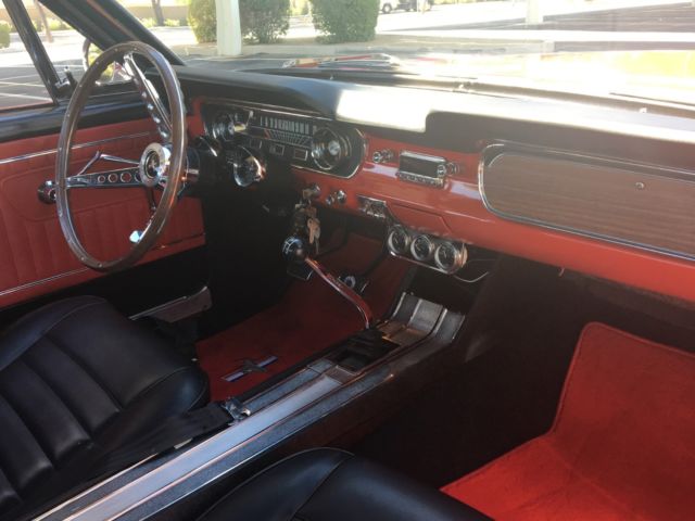 1965 Red Ford Mustang Coupe