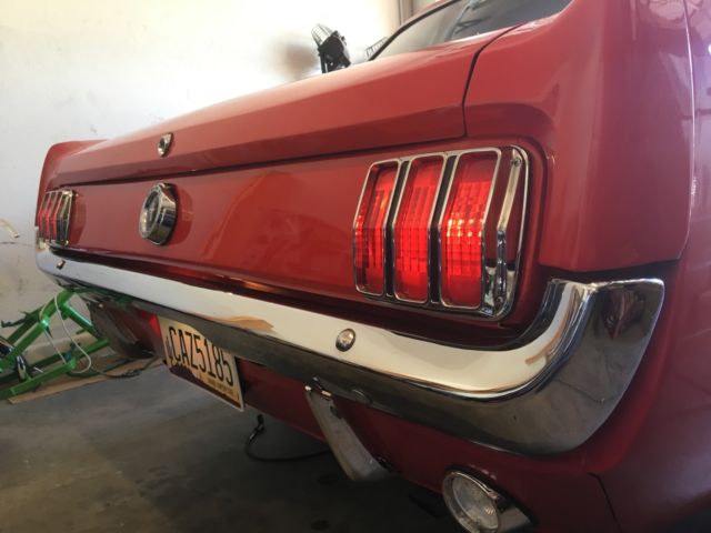 1965 Red Ford Mustang Coupe