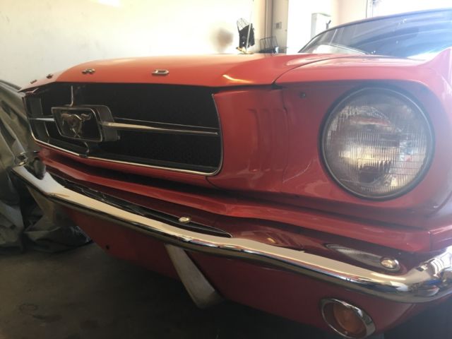 1965 Red Ford Mustang Coupe