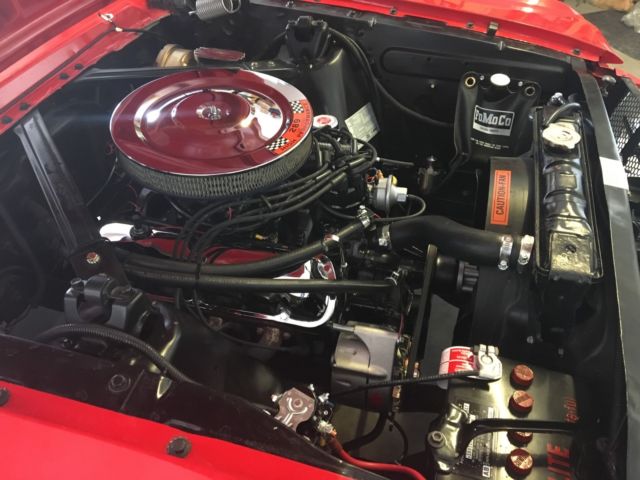 1965 Red Ford Mustang Coupe