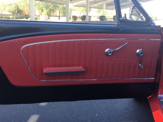 1965 Red Ford Mustang Coupe