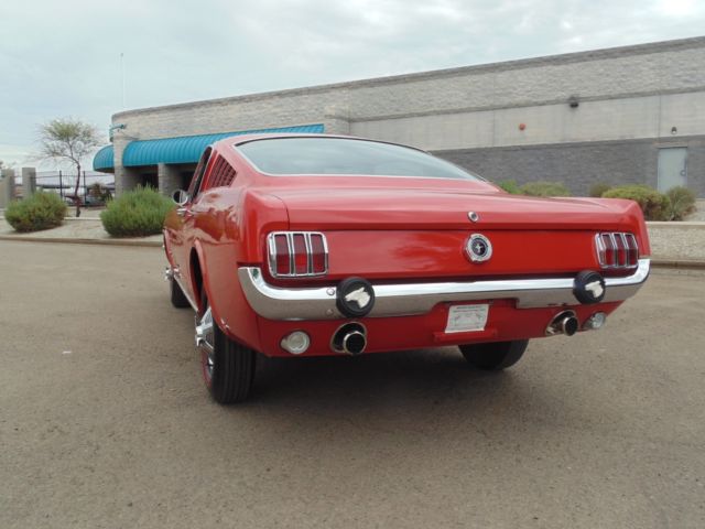 1965 Red Ford Mustang Fastback