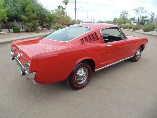 1965 Red Ford Mustang Fastback