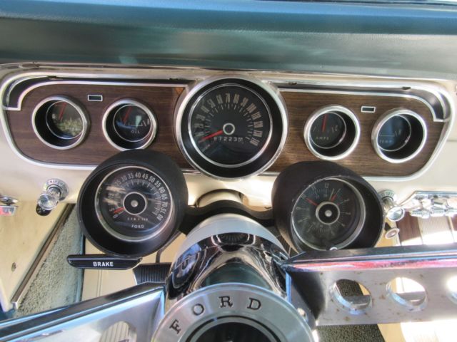 1965 Twilight Turquoise Ford Mustang Fastback